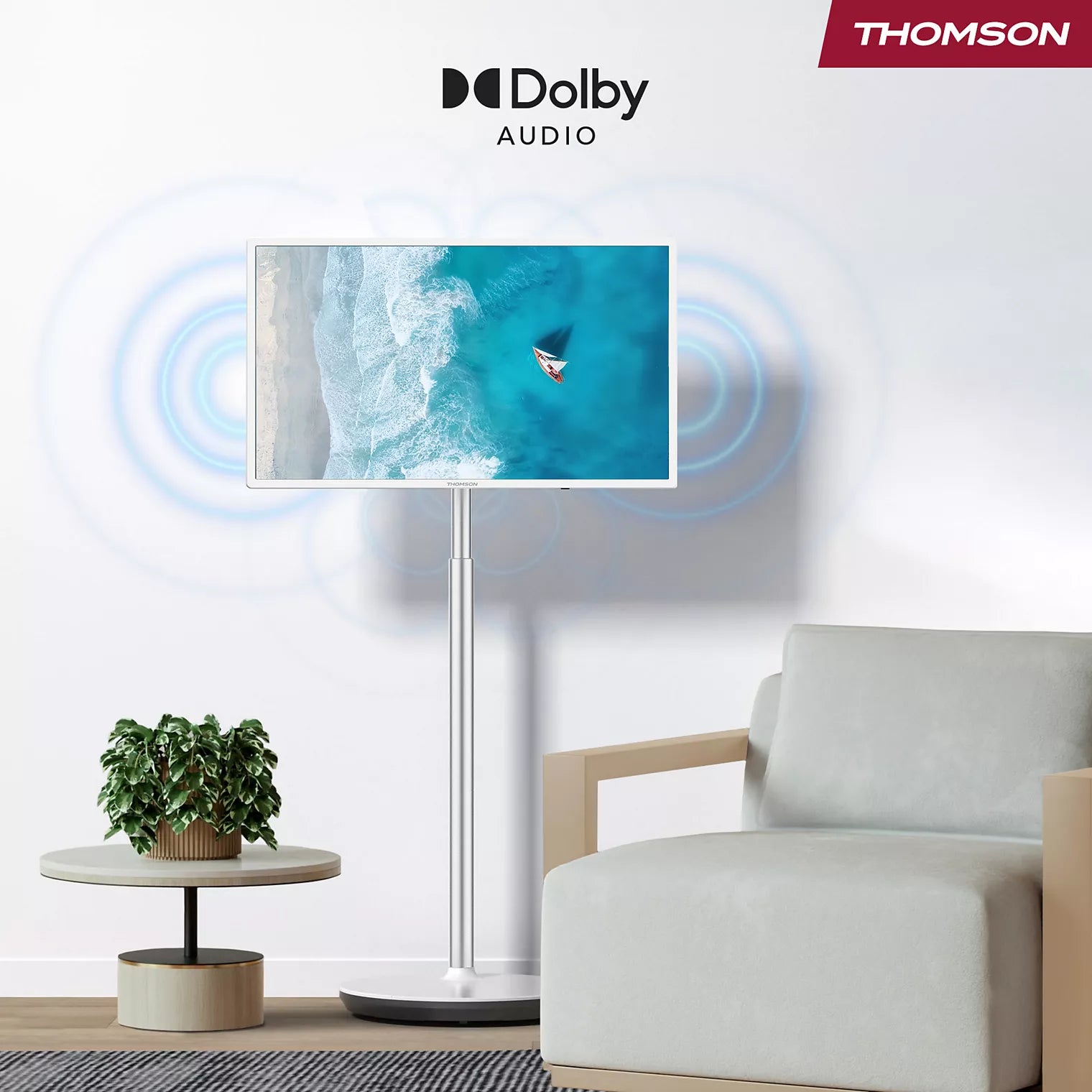 TÉLÉVISION PORTABLE DOLBY
